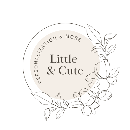 "She’s here" bundle with rose beanie and booties - Organic Cotton - Newborn
