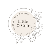 "She’s here" bundle with rose beanie and booties - Organic Cotton - Newborn